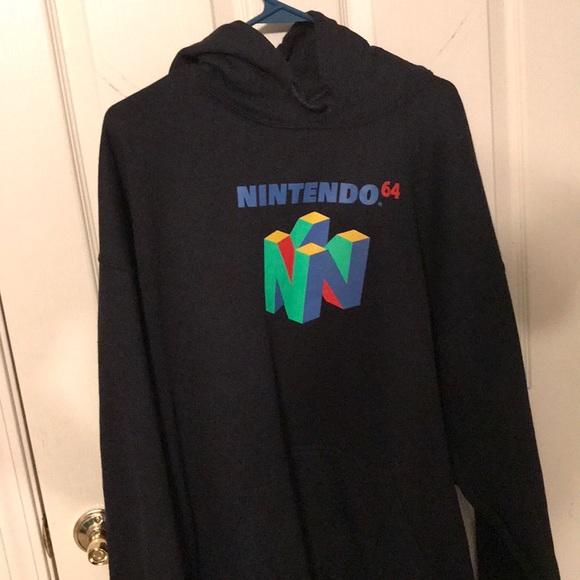 Nintendo Other - Official Nintendo 64 Big Logo Hoodie Size XL Nintendo Other - Official Nintendo 64 Big Logo Hoodie Size XL